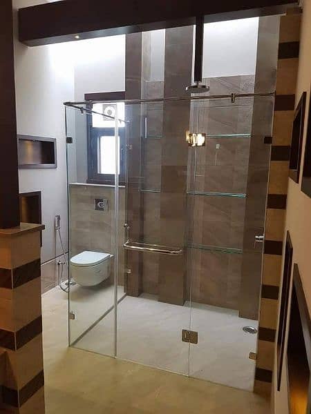 12mm/8mm Tempered Glass Shower Cabins l Partitions l Glass Windows 11