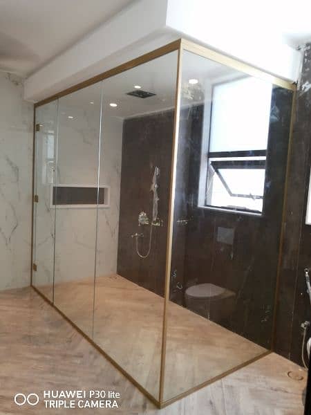 12mm/8mm Tempered Glass Shower Cabins l Partitions l Glass Windows 14