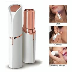 painless facial hair remover machine in lipstick desgin easy to carry.