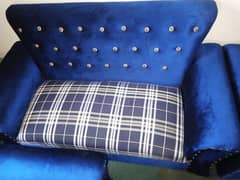 sofa set Sofa Cum Bed bhi h 1 velvet check fabric