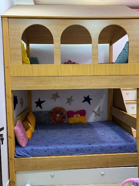 Bunk Bed double story house shape 10