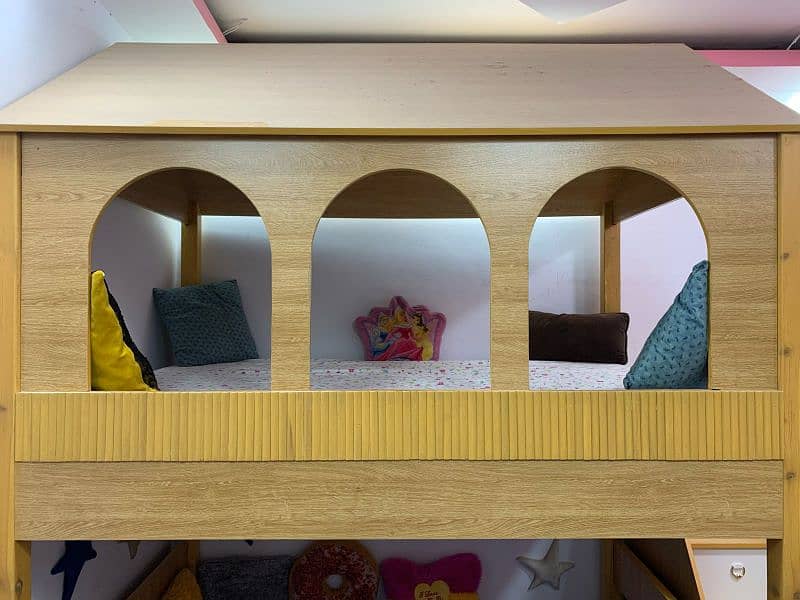 Bunk Bed double story house shape 13