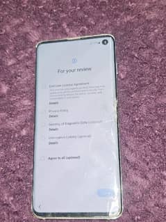 Samsung Galaxy S10 Official PTA [Glass break - Touch working]