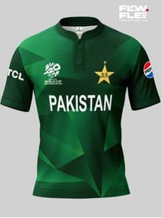 Pakistan Cricket Official World Cup T-shirt Available.