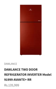 new dowlance DC inverter midieum fridge for sale