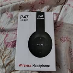 p47 Wireless headphones with Microphone