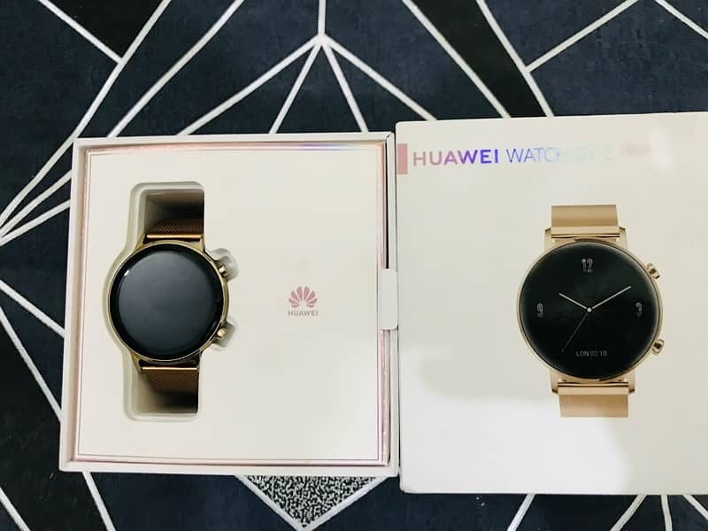 Huawei Watch GT2-0A8 Model: DAN-B19 Refined Gold Complete Box 0