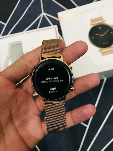 Huawei Watch GT2-0A8 Model: DAN-B19 Refined Gold Complete Box 1