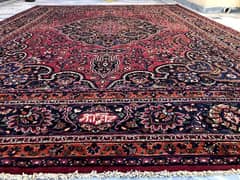 10x13 ft Handmade vintage Irani Unique Rug , Qaleen vintage Carpets