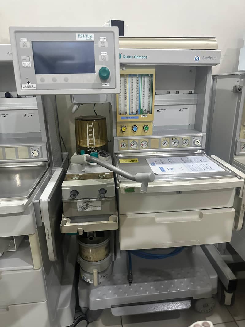 Anesthesia Machines on importer rates 16