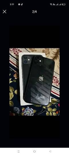 iphone 11 128Gb With box original data Cable Non PTA 3monthesimworking