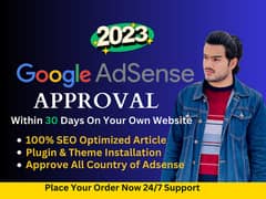 i will give you google adsense approved monetized account with website