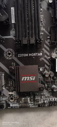 msi Z370 board 8+9th gen i7 8700k cpu