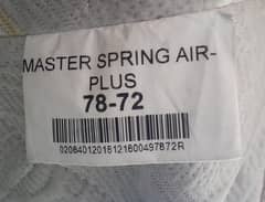 master spring air mattress