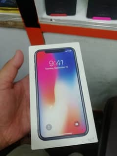 iphone x 256 gb  with box no open no rapair battery health 75