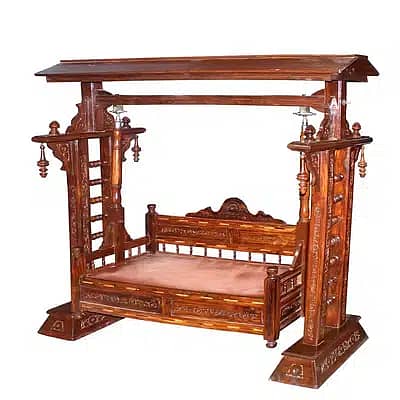 Chinioti Solid Sheesham wood High-Quality jhola swing sofa decorative 0