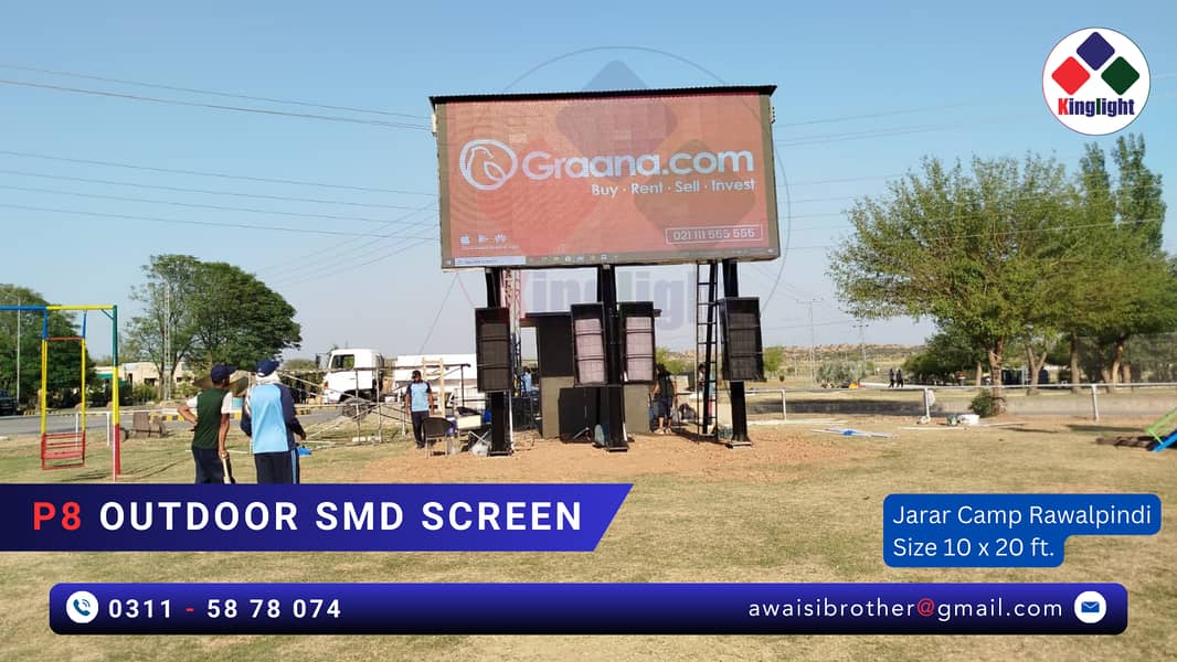 SMD SCREEN - INDOOR SMD SCREEN OUTDOOR SMD SCREEN IN FAISALABAD 1