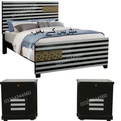 Wooden Double Bed with Dressing Set Fixed price