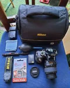 camera DSLR Nikon d5300 complete box with lenas 18/55 mm