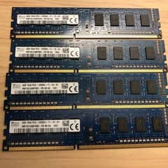 4 Gb Ddr 3 Camputer Ram's for sale 0
