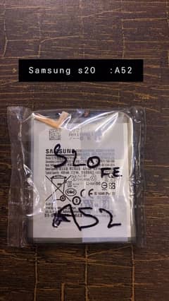 Samsung S20 FE / A52 battery 100% original