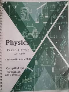 A LEVEL CAMBRIDGE PHYSICS PRACTICAL NOTEBOOK