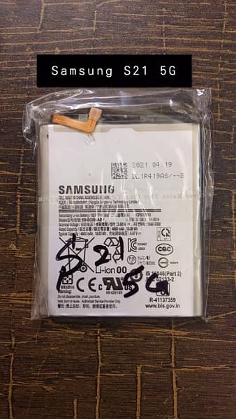 Samsung S21 5G battery 100% original 0