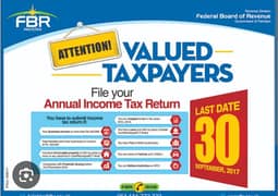 Filling of Annual Tax Return Rs. 1000/-