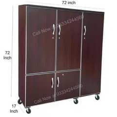 D2 Wooden 6x6 feet fixed Almari cupboard wardrobe cabinet