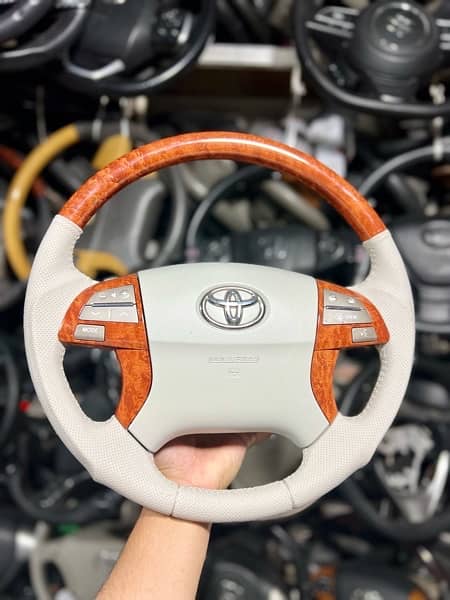 axio + premio + altis wooden sports steering 0