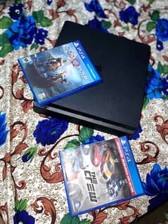 PS4 Slim 800GB Just 10 days used ( Jet black ) mint condition