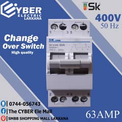 SK Change Over Switch Breaker Type 63A  2 Poles | best quality ever