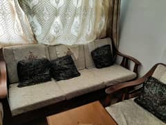 original wood 5 seater sofa set