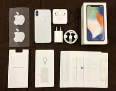 iPhone X 64gb PTA Approved Scratchless Un-Opened/Repaired Complete Box