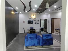 10 Marla Fully Furnished Lower Portion For Rent At Very Ideal Location In Bahria Town Lahore