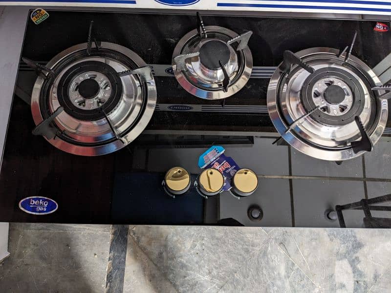 Glass Hob 3 Burner 2