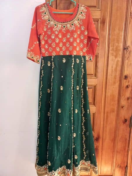 mehndi dress(bridal)/ bridal mehndi dress/party wear/formal 0