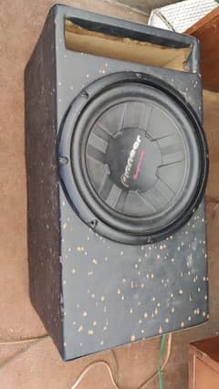 Original Pioneer Sub woofer Model311 d4 Dual coil with heavy box