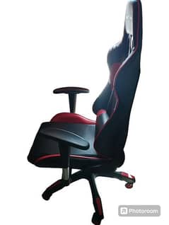 Gaming Chair in Black and Red Color.