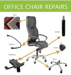 Home ,Office,Revolving,chaire Repair,Office Chairs Repairing Services