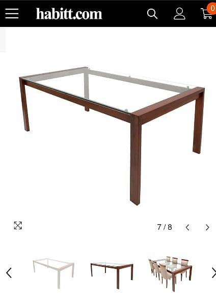 lowest price dining table & 6 chairs 80 % discount 3