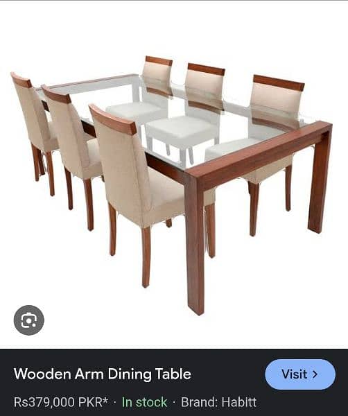 lowest price dining table & 6 chairs 80 % discount 0