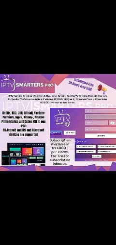IPTV services world wide with huge channels