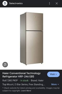 haier 9 cubic feet fridge