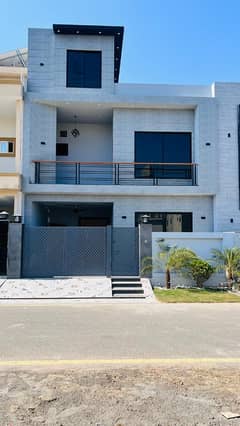 6 Marla With Beautiful Elevation & Solid Construct Brand New House For Sale In Palm City Housing Scheme