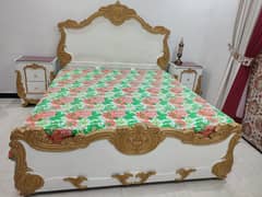 Bed set with seater