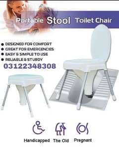 Commode Chair Portable with Cap