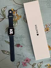 Apple Watch SE (2nd Gen 2022) 44 mm Silver with Blue Apple Band