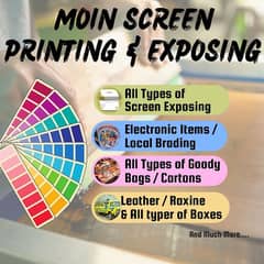 screen Printing and Exposing
