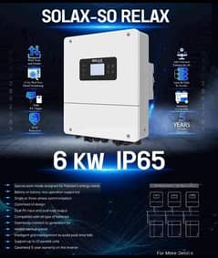 Solax 6kw Hybrid Inverter with 9kw PV 0